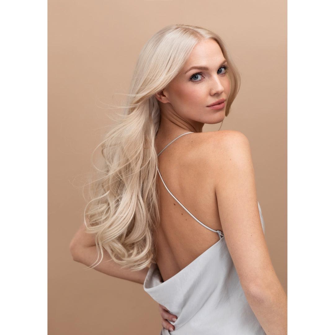 Ash Blonde (60) 18" 190g - Clip-Ins