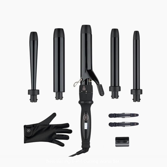 Curling Wand Set - 5 in 1 Curling Wand