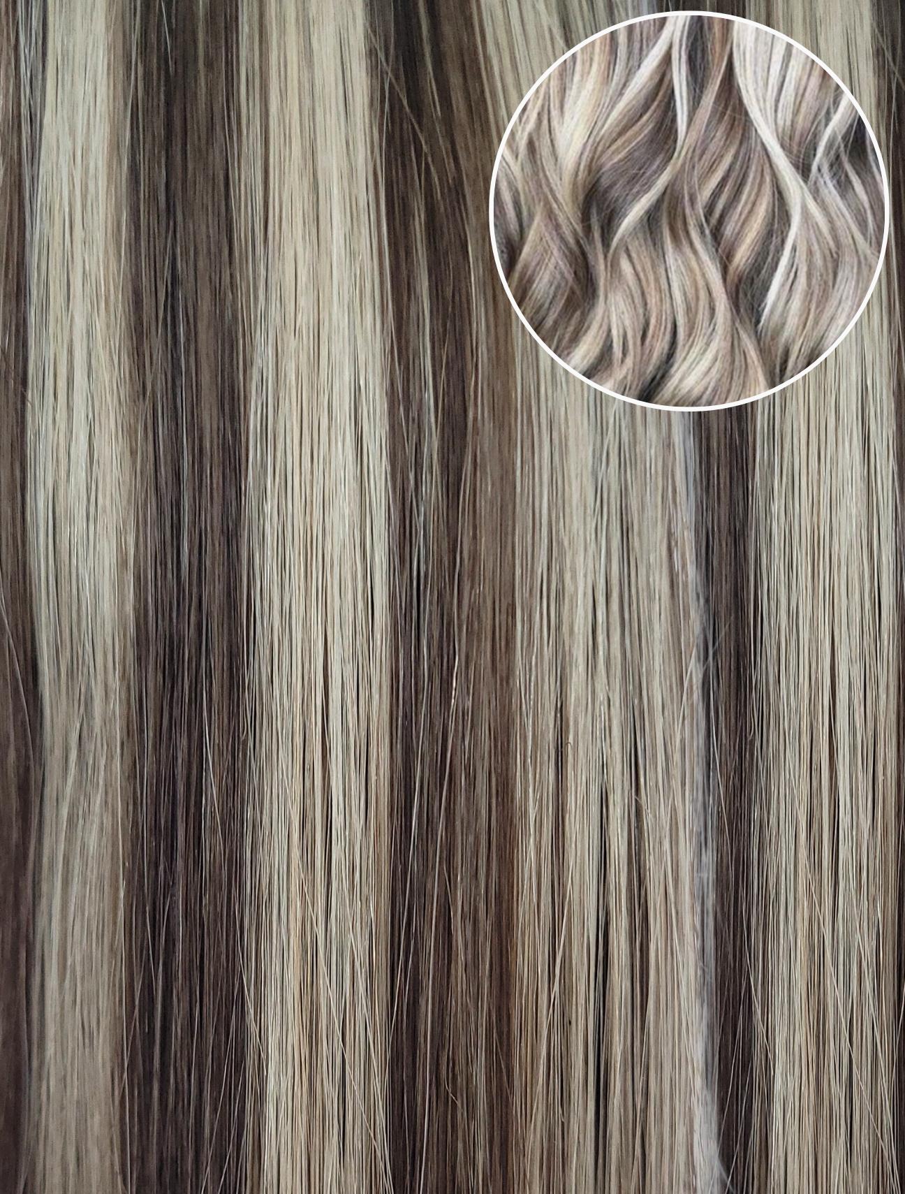 Brown/Blonde Highlights (P5/16) Genius Weft 22" 55g (Backorder - Ships Late Nov)