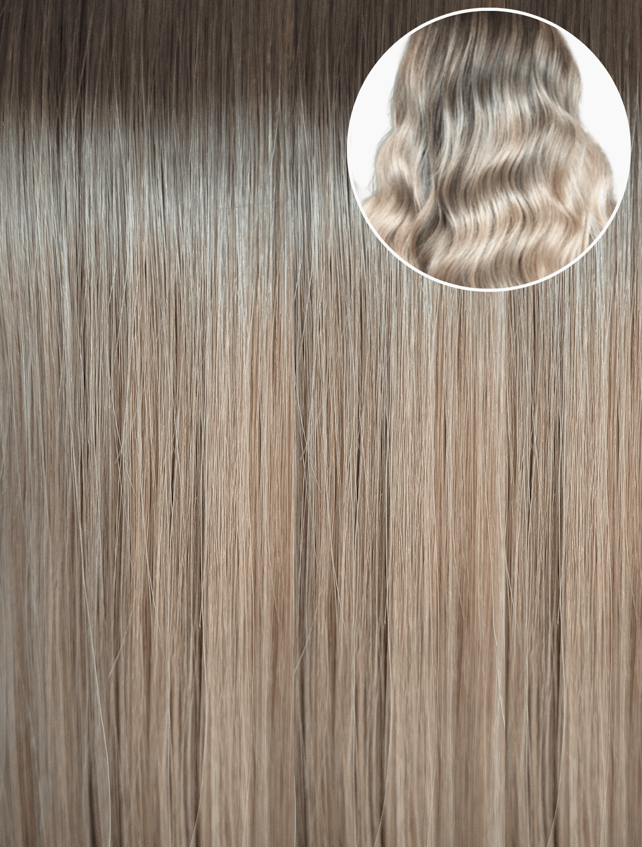 Ombre - Beige Blonde (T2/5A) 20" Keratin Tip