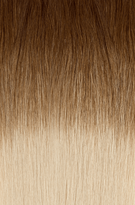 Ombre - Chocolate Brown (#4) to Dirty Blonde (#19C) 20" I-Tip