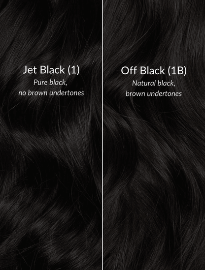 Jet Black (1) 20" Single Weft