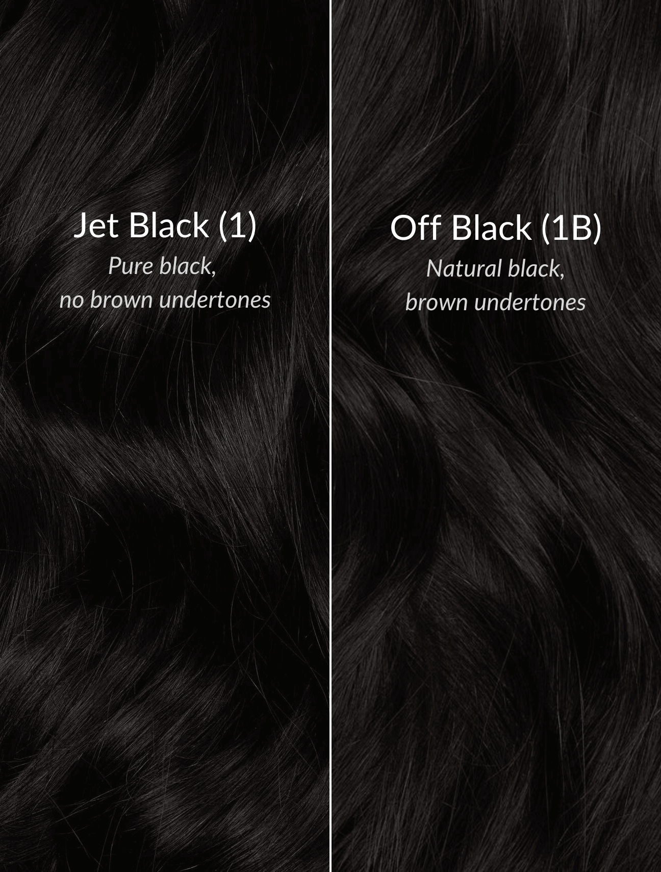 Off Black (1B) Seamless Clip-Ins