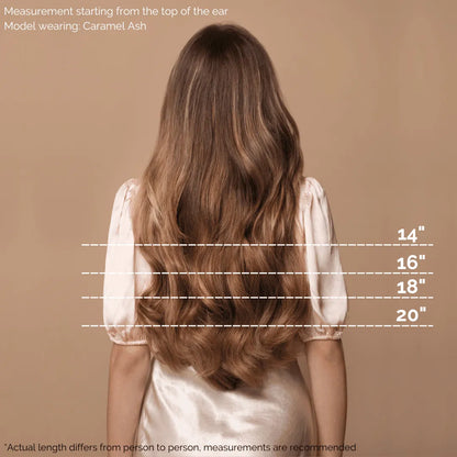 Caramel Brown (4) Seamless Clip-Ins