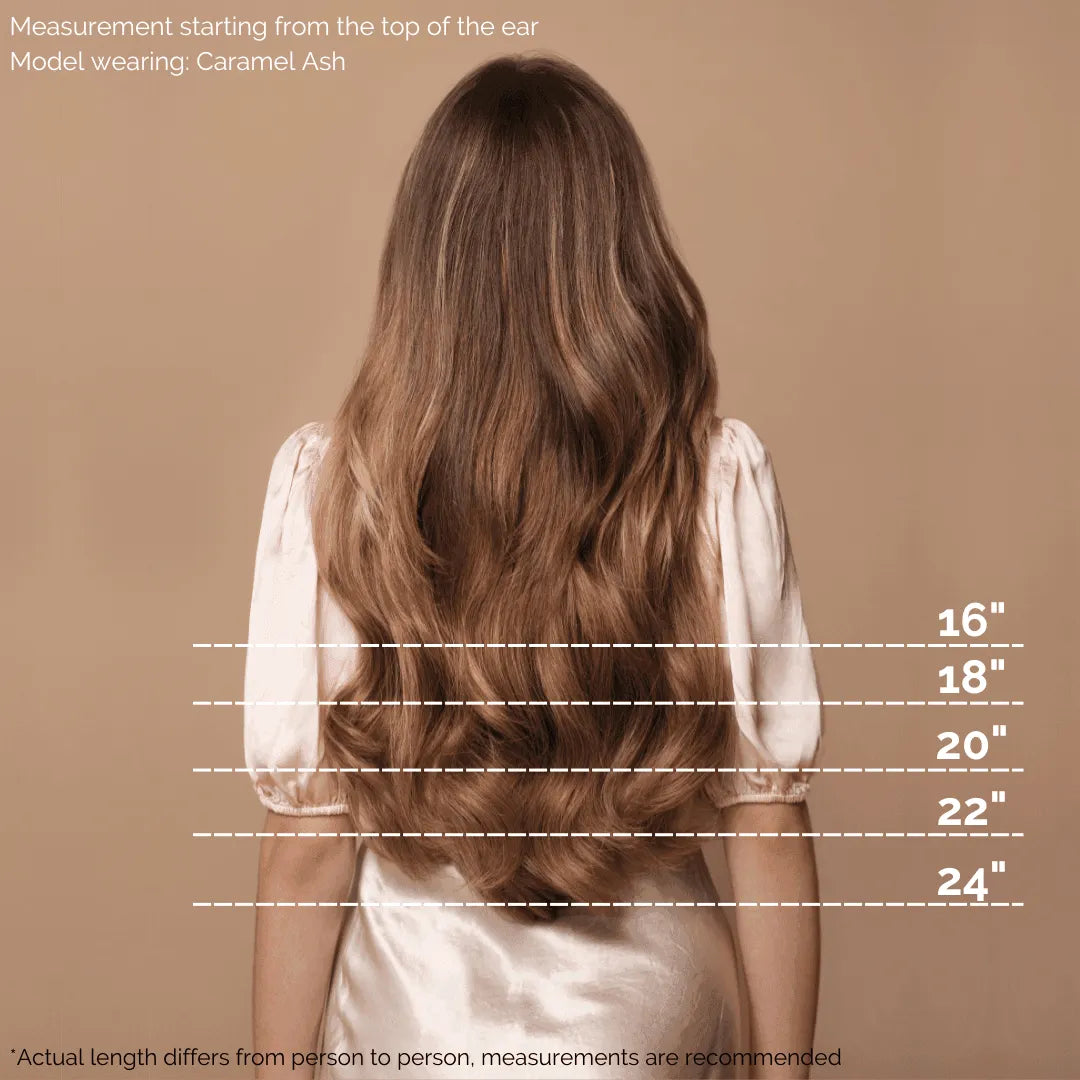 Ombre Espresso (#1C) to Chestnut Brown (#6C) 100g Weft