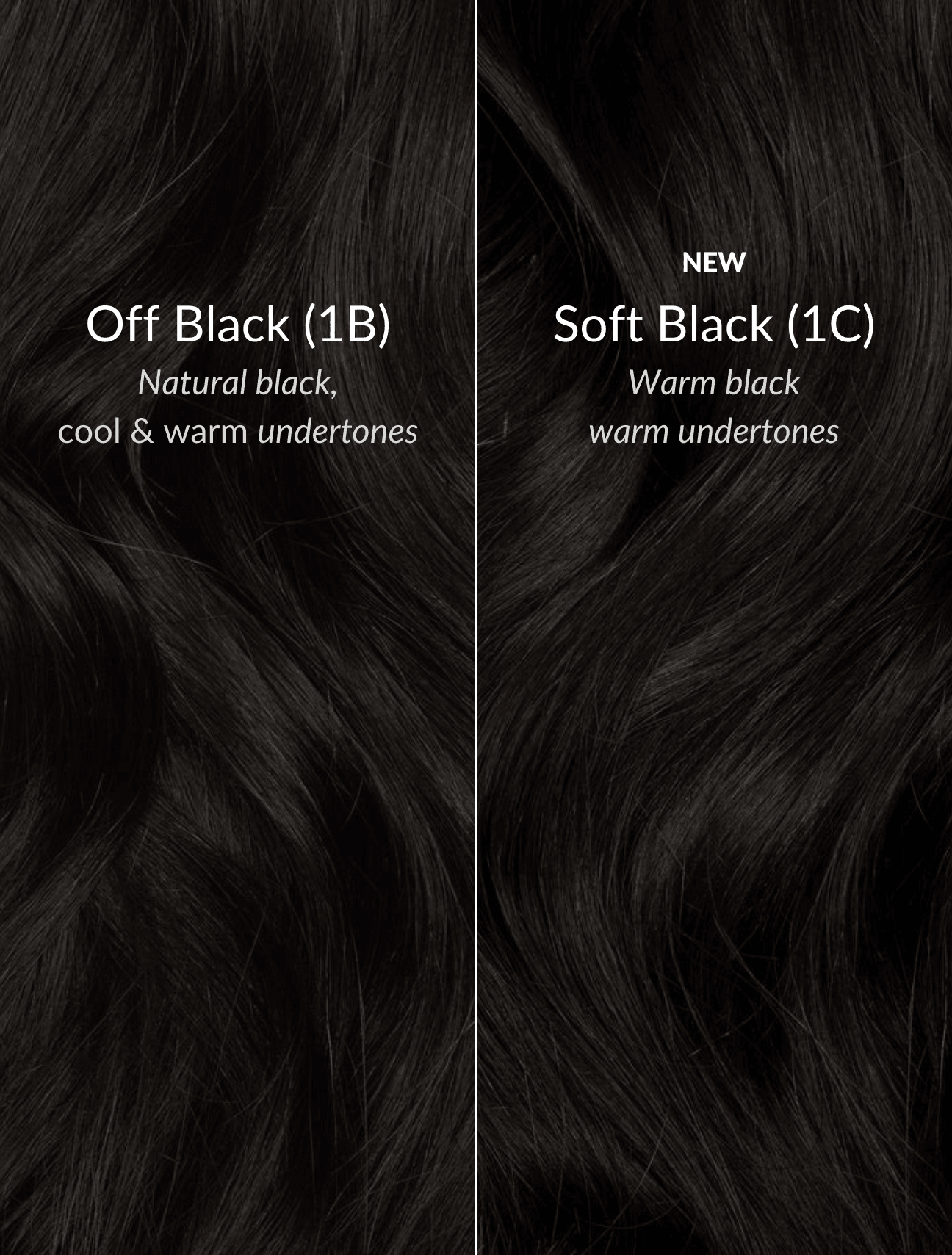 Off Black (1B) Seamless Clip-Ins