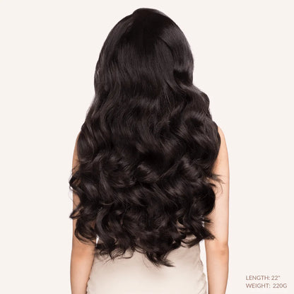 Off Black (1B) 22" 220g - Clip-Ins