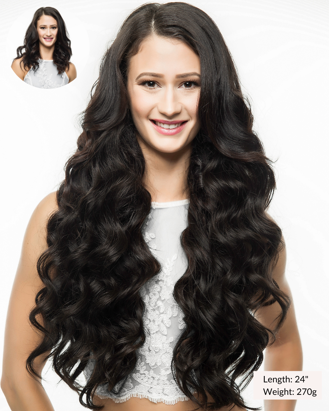 Off Black (1B) Seamless Clip-Ins
