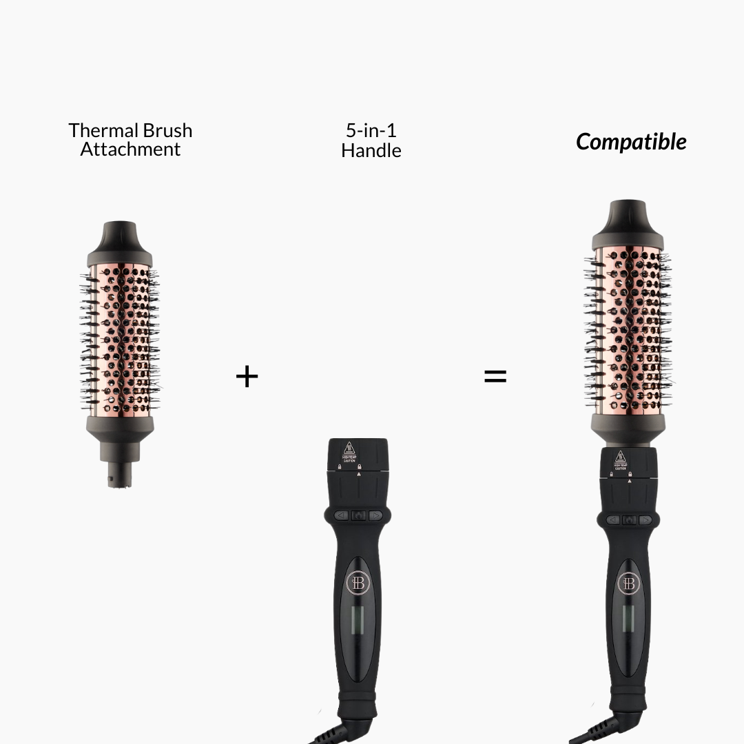 Titanium Thermal Round Brush (Attachment Only)