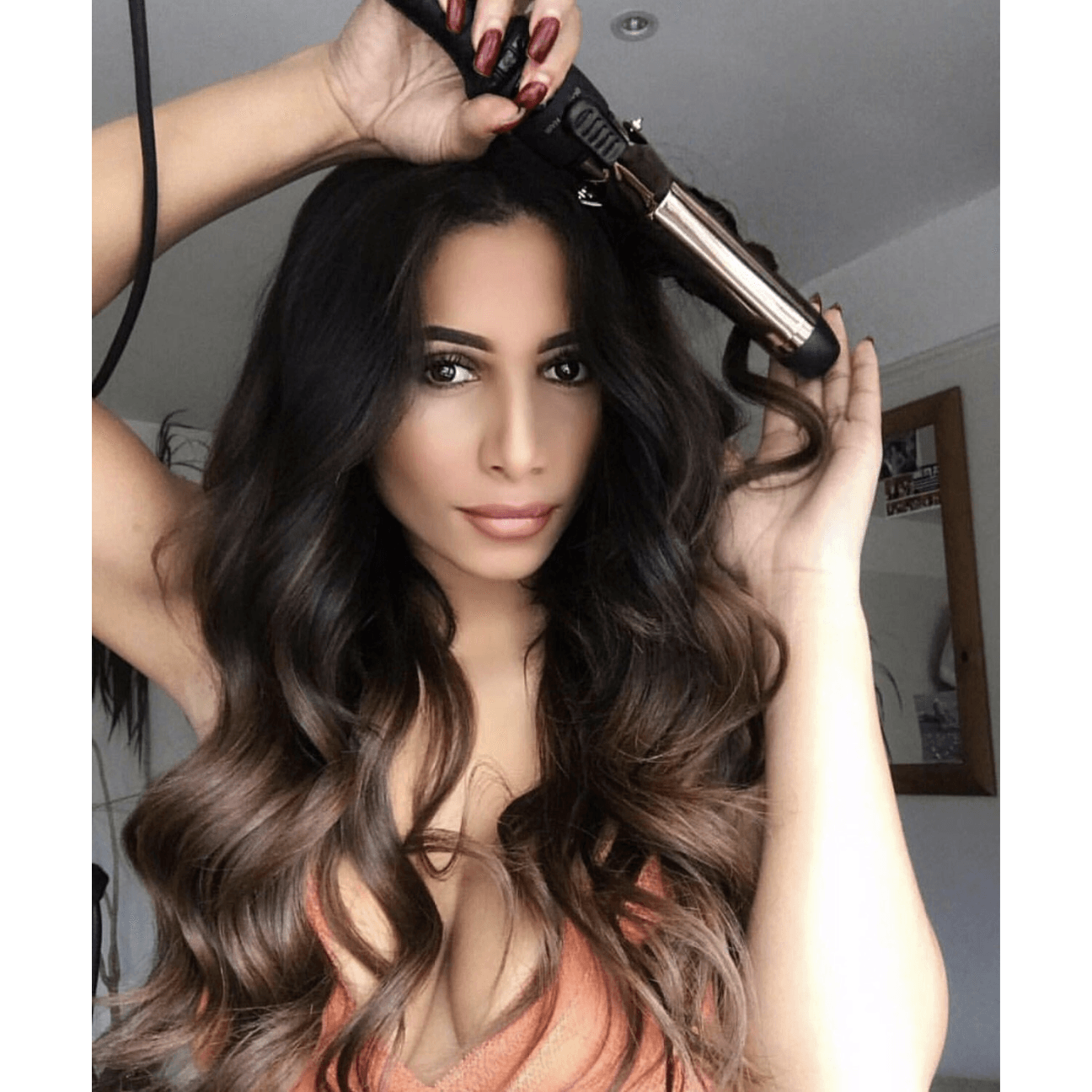 32mm (1.25") Rose Gold Curling Iron (with clamp)