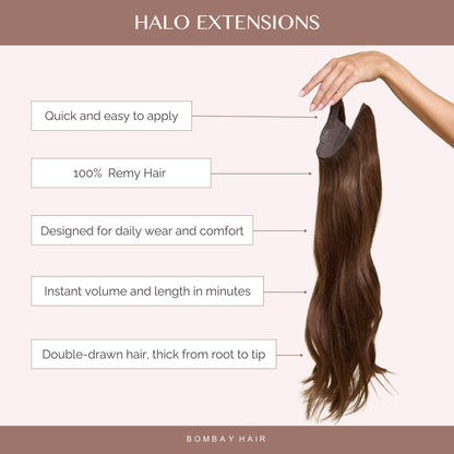 Natural Black (1A) Halo