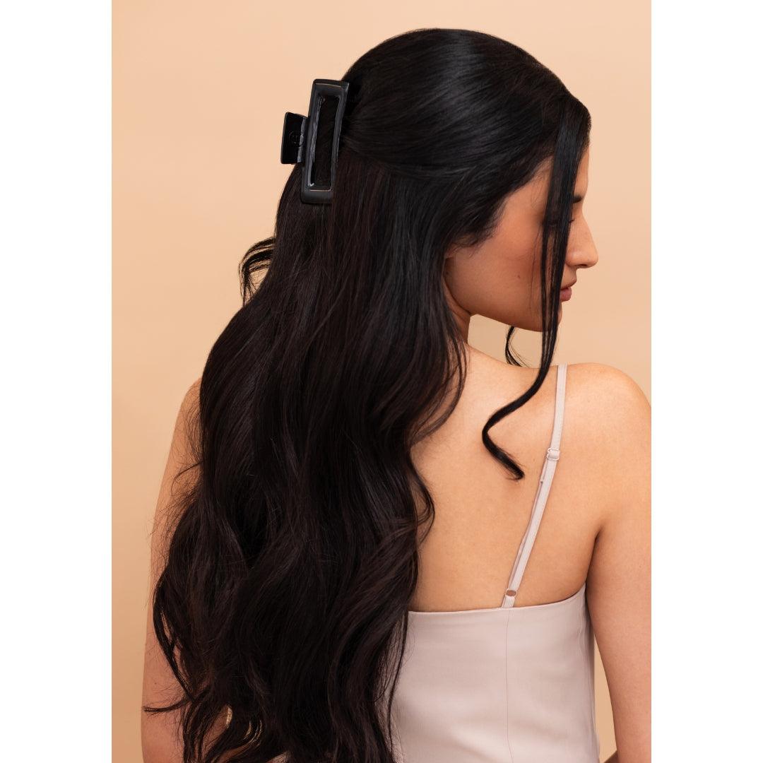Soft Black (1C) 22" 220g - Clip-Ins