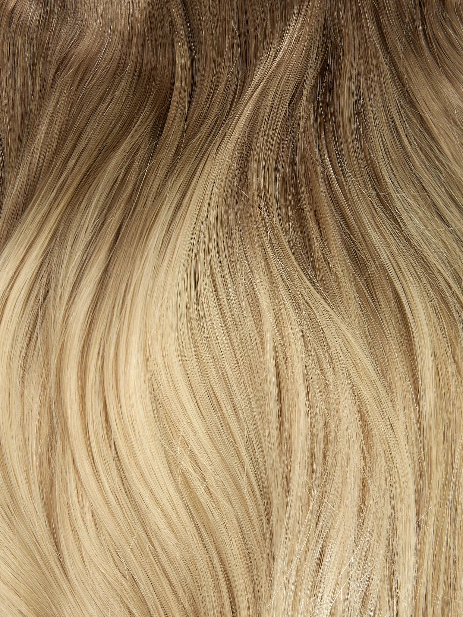 Ombre - Cool Brown to Dirty Blonde (T6/20) 20" 220g - Clip-Ins