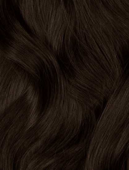 Dark Brown (2A) 18" 190g - Clip-Ins