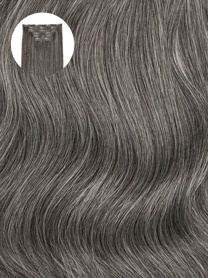 Dark Grey (DG) 18" 150g Seamless Clip-Ins