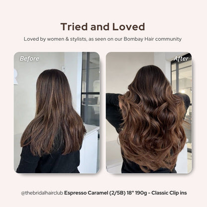 Espresso Caramel (2/5B) 24" 250g - Clip-Ins
