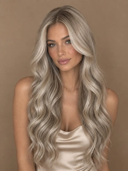 Espresso Highlight Blend (2/60) Thinning Hair and Invisible Clip-ins Bundle