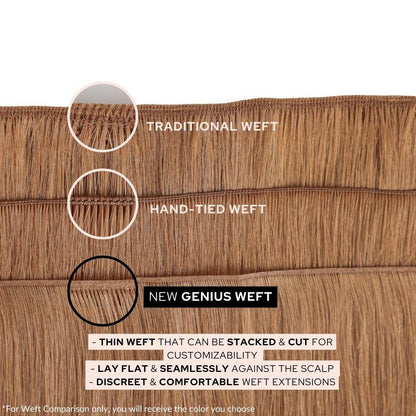 Ombre - Espresso (1C) to Chestnut Brown (6C) Genius Weft