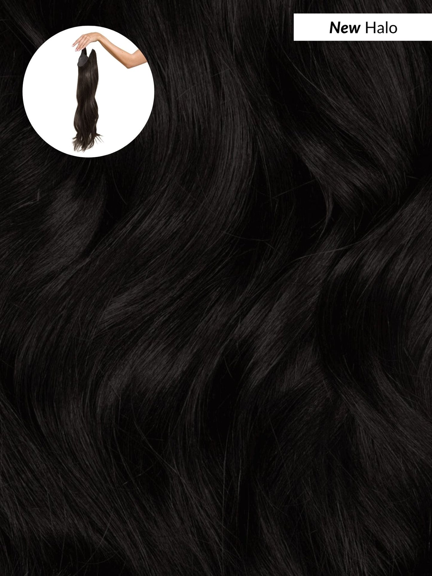 Natural Black (1A) Halo