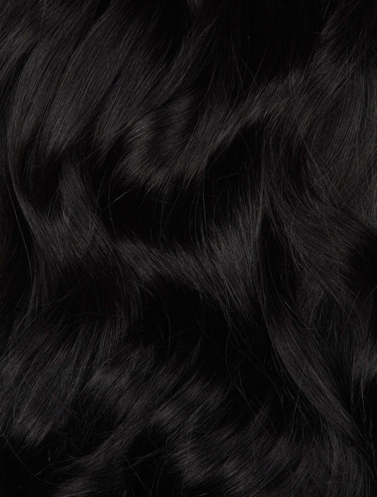 Jet Black (1) 20" 220g - Clip-Ins