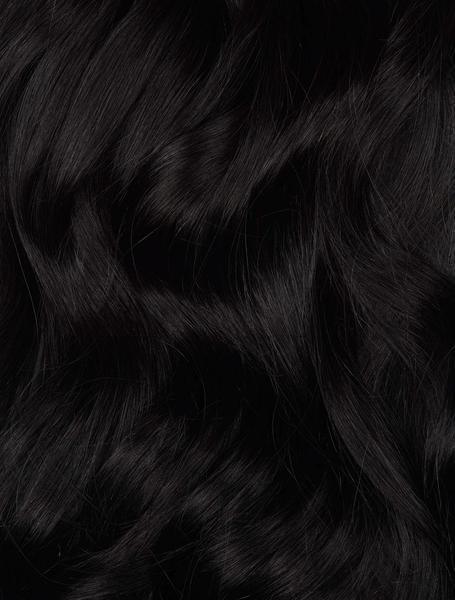 Jet Black (1) 20" Single Weft