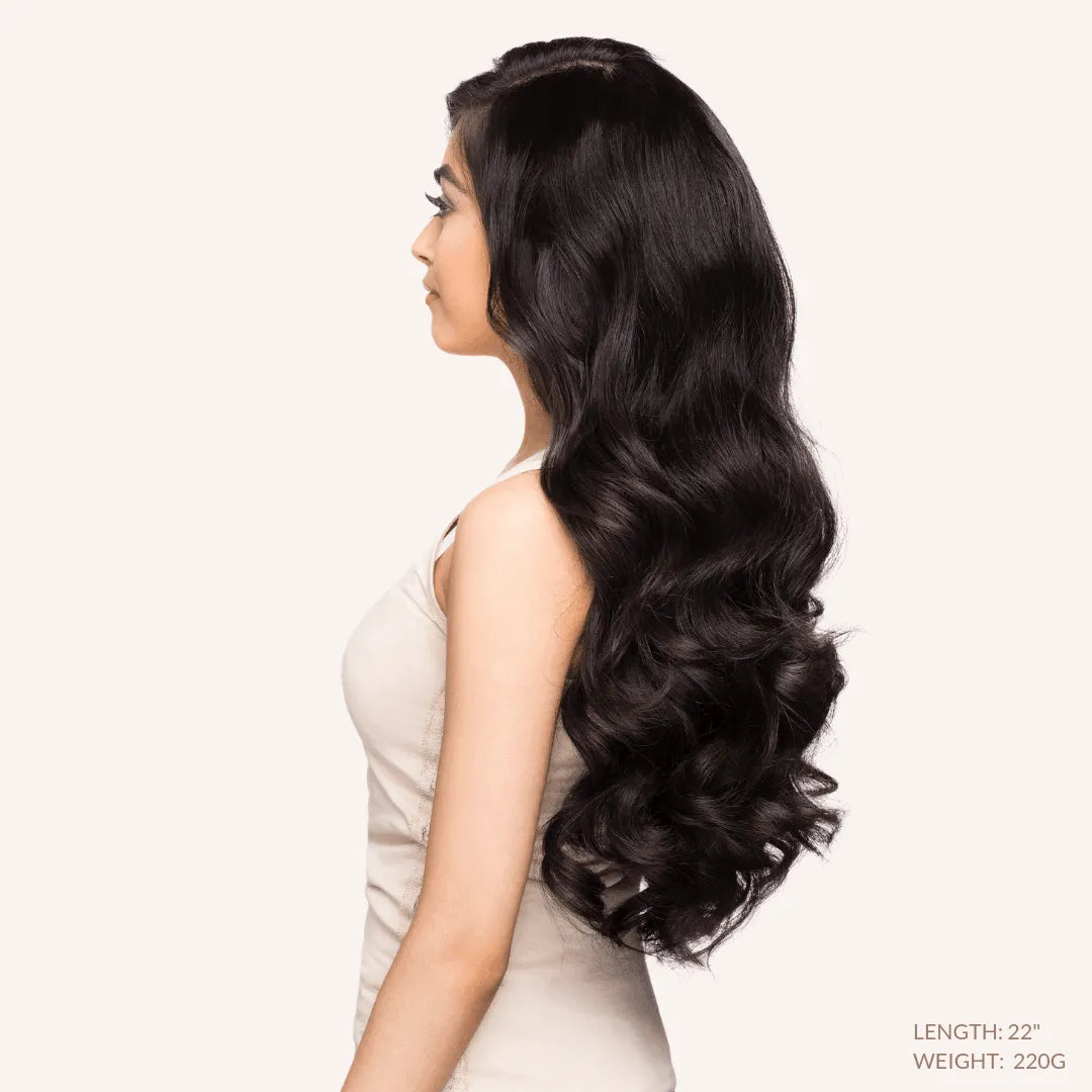 Off Black (1B) 24" 250g - Clip-Ins