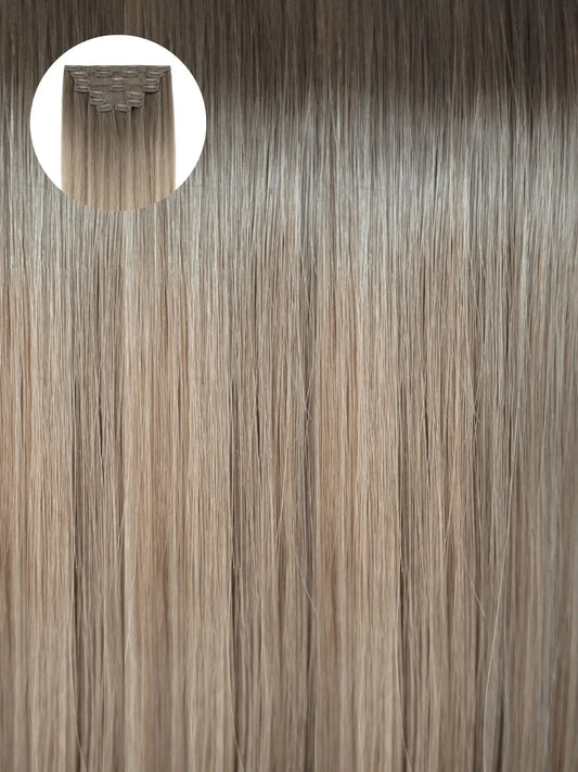 Ombre - Beige Blonde (T2/5A) Seamless Clip-Ins