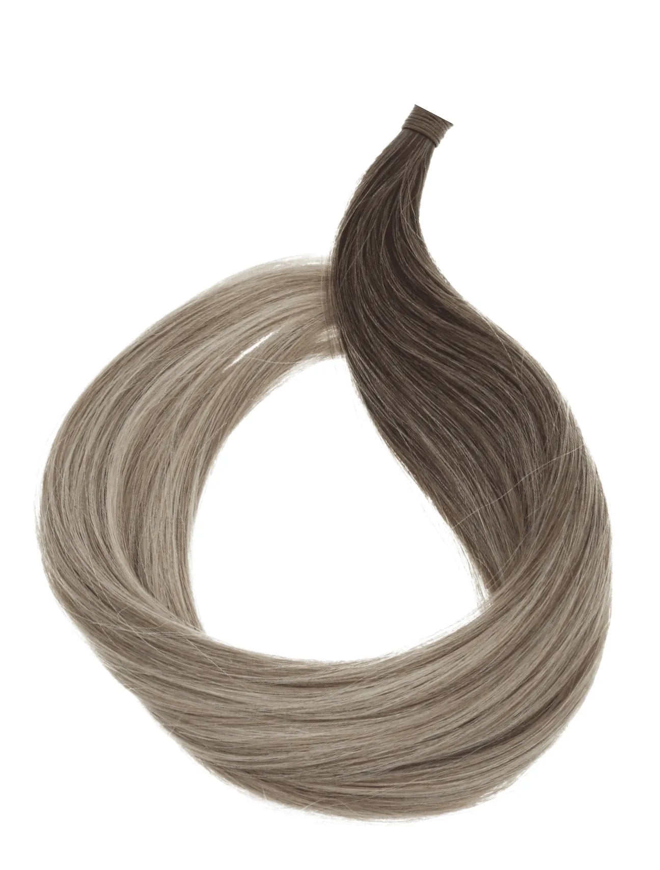 Balayage Dark Brown (#2) to Ash Blonde (#60) Invisible Tape 20" (25g)