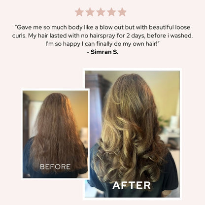 3-in-1 Thermal Round Brush for hair blowout - Bombay Hair Canada