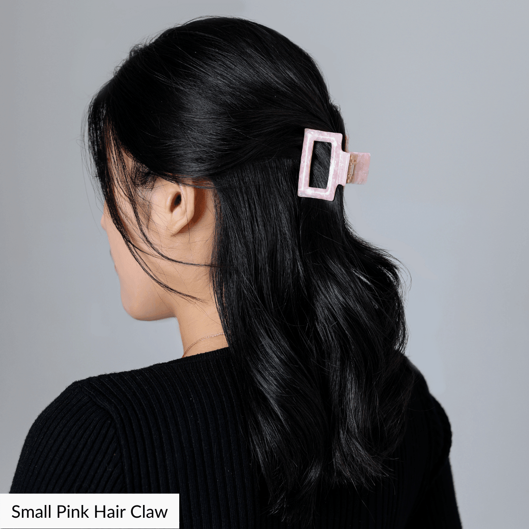 (5 Pack) Small Pink Hair Claw