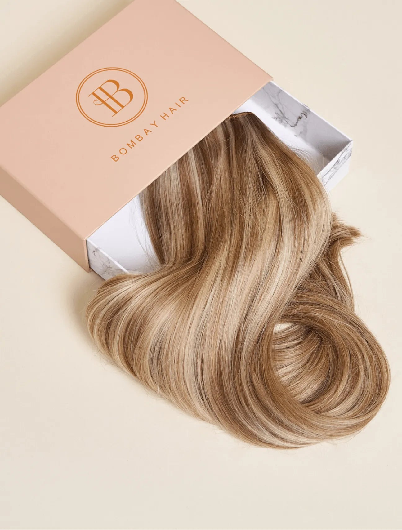 Beige Blonde Highlights (P10/613) 20" 160g Clip-ins