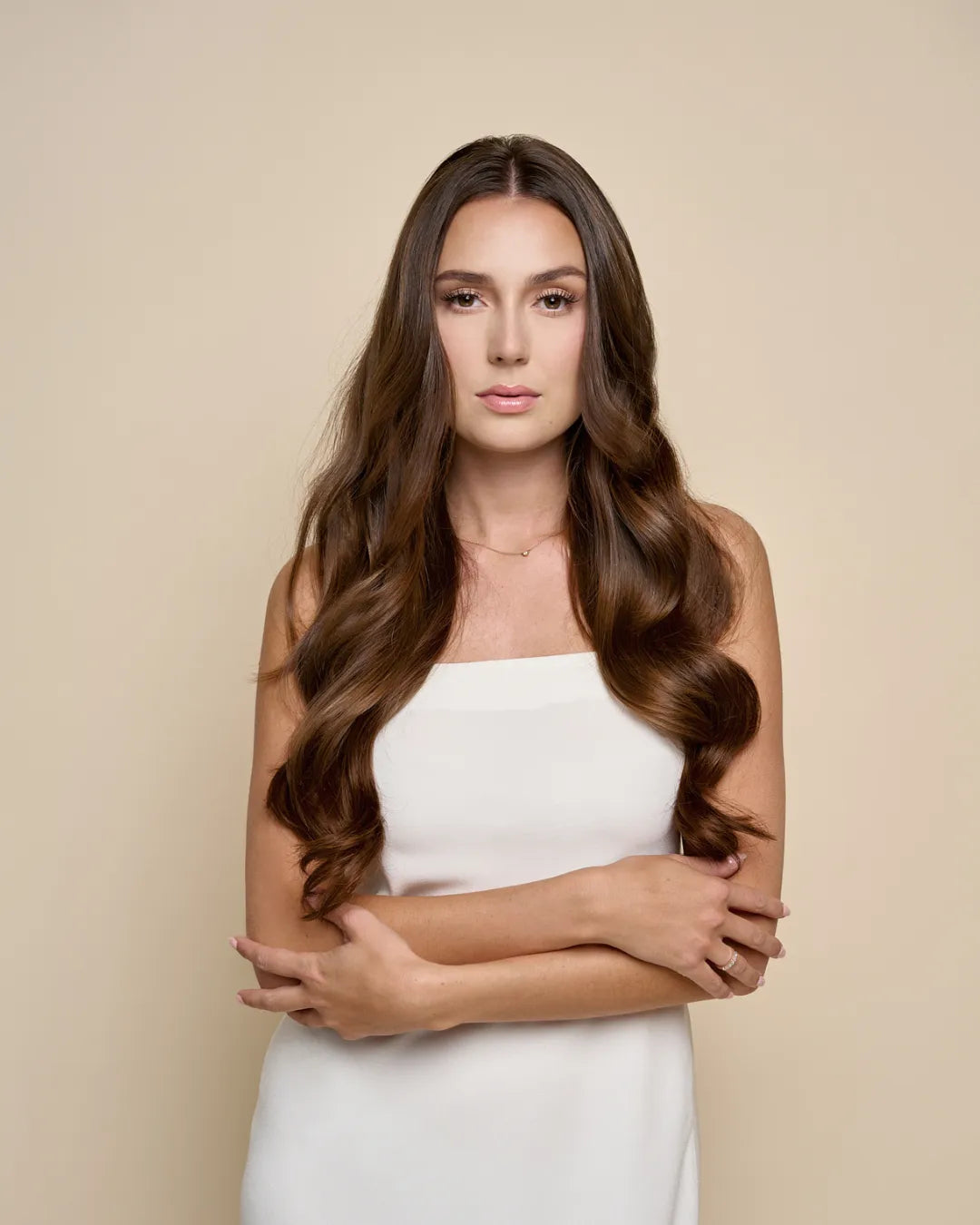 Caramel Brown (4) Seamless Clip-Ins