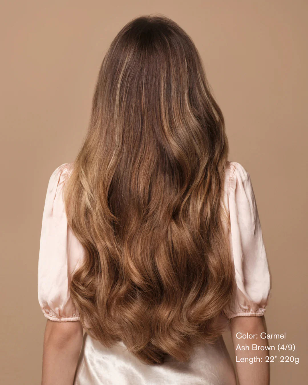 Caramel Ash Blend (4/9) Seamless Clip-Ins