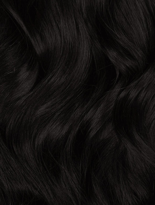 Natural Black (1A) 22" 270g - Clip-Ins