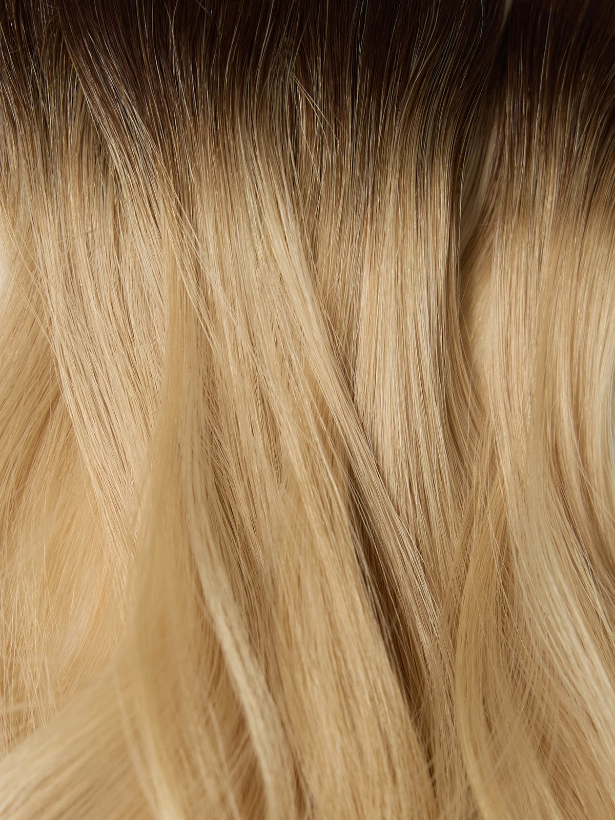Rooted Dark Brown (2) to Dirty Blonde (19C) Keratin Tip