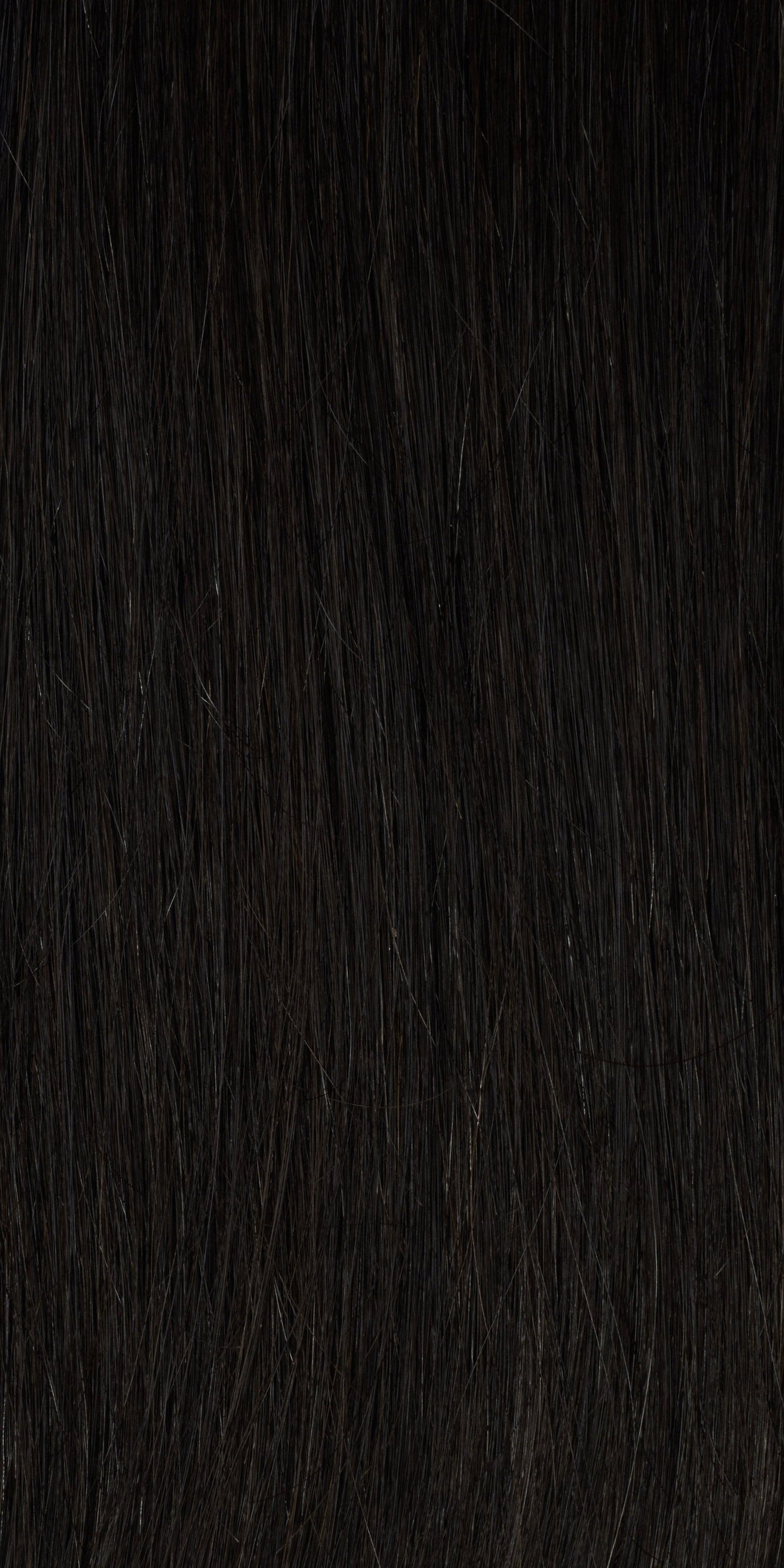 Virgin Black (#1A) 20" Keratin Tip