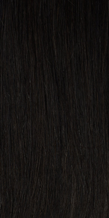 Virgin Black (#1A) 20" Keratin Tip