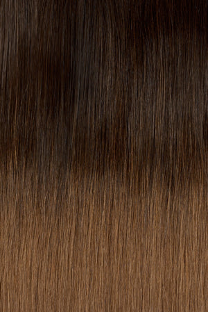 Ombre - Espresso (#1C) to Caramel Brown (#6C) 20" Keratin Tip